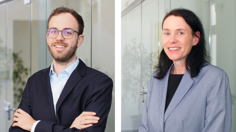 Konstantin Rohé und Stefanie Klinge-Engelhardt verstärken die Kommunikation des ZZF